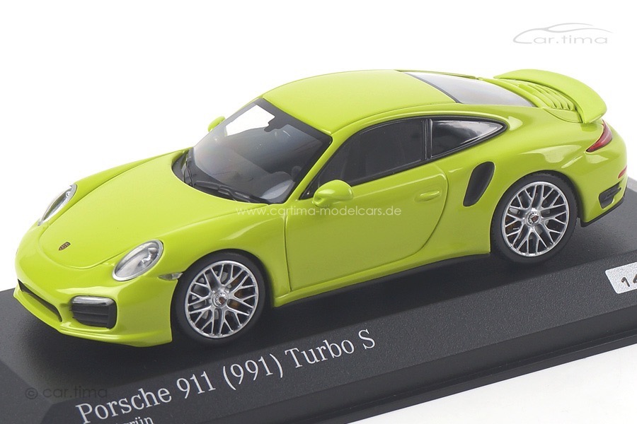 Porsche 911 (991) Turbo S Lichtgrün Minichamps 1:43 CA04316064 Porsche 911 (991) Turbo S Lichtgrün Minichamps 1:43 CA04316064
