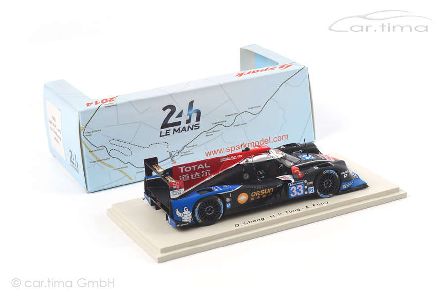 Ligier JS P2-HPD 24h Le Mans 2014 Cheng/Fong/Tung Spark 1:43 S4214