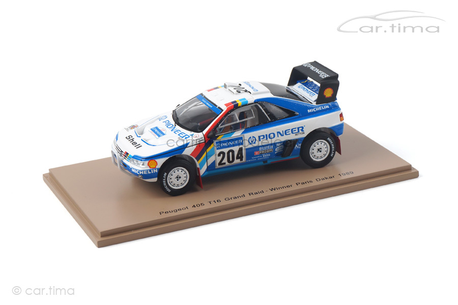 Peugeot 405 T16 Winner Rallye Paris-Dakar 1989 Vatanen/Berglund Spark 1:43 S5616