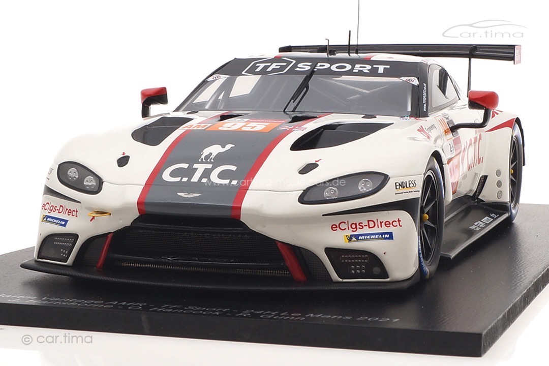 Aston Martin Vantage AMR 24h Le Mans 2021 Hartshorne/Hancock/Gunn Spark 1:18 18S705 Aston Martin Vantage AMR 24h Le Mans 2021 Hartshorne/Hancock/Gunn Spark 1:18 18S705