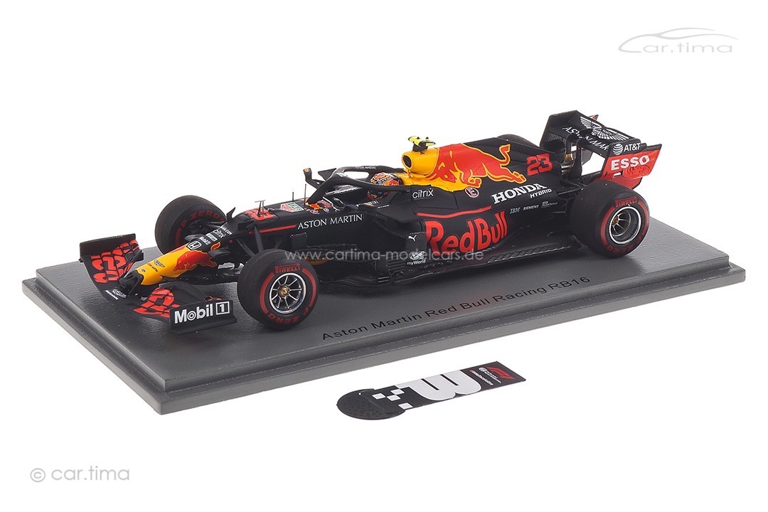 Aston Martin Red Bull Racing RB16 GP Tuscan 2020 Alexander Albon Spark 1:43 S6483 Aston Martin Red Bull Racing RB16 GP Tuscan 2020 Alexander Albon Spark 1:43 S6483