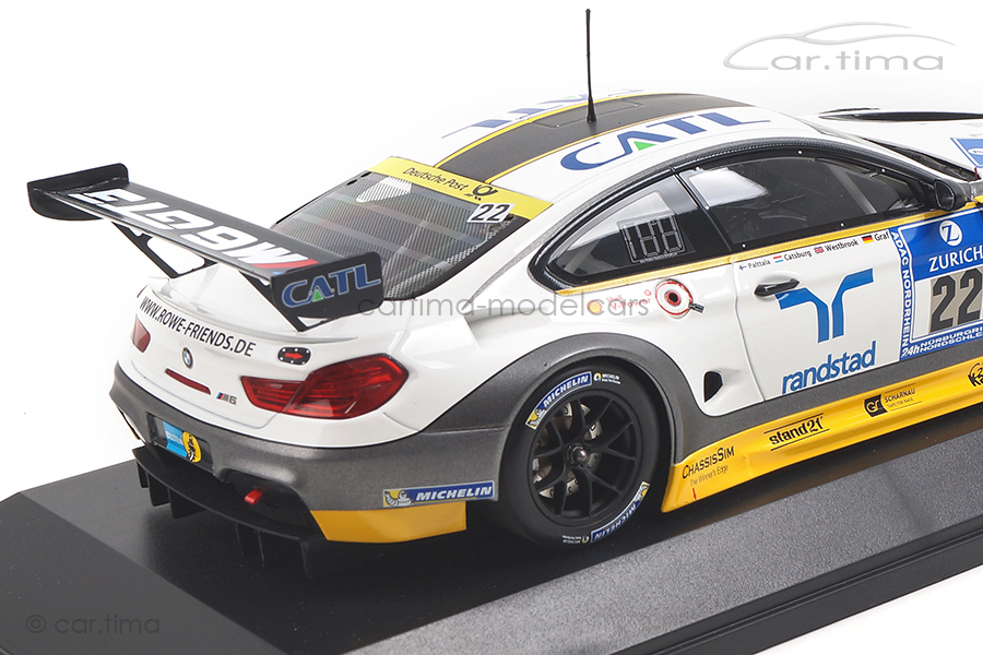 BMW M6 GT3 24h Nürburgring 2016 Graf/Westbrook/Catsburg/Palttala Minichamps 1:18 155162622 BMW M6 GT3 24h Nürburgring 2016 Graf/Westbrook/Catsburg/Palttala Minichamps 1:18 155162622