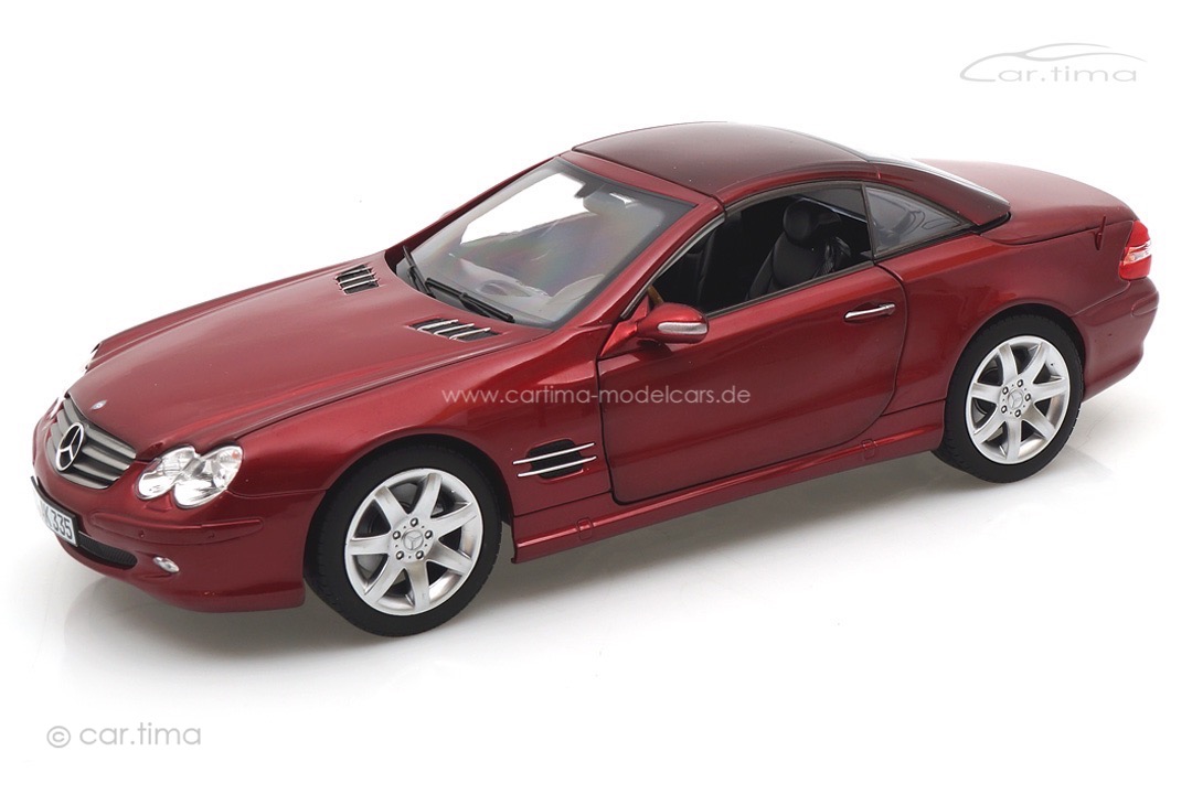 Mercedes-Benz SL 500 2003 rot met. Norev 1:18 183841 Mercedes-Benz SL 500 2003 rot met. Norev 1:18 183841