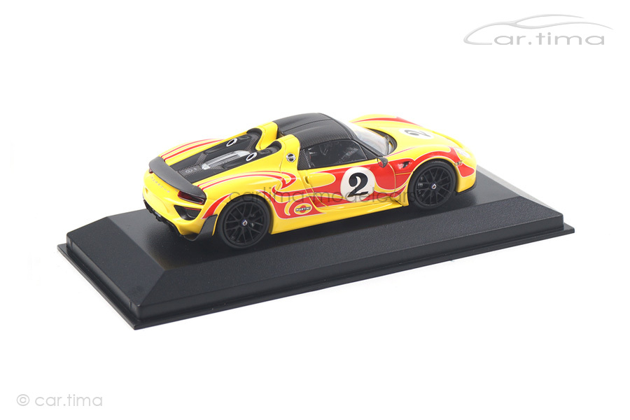 Porsche 918 Spyder Weissach Package Kyalami Design Minichamps 1:43 410062134 Porsche 918 Spyder Weissach Package Kyalami Design Minichamps 1:43 410062134