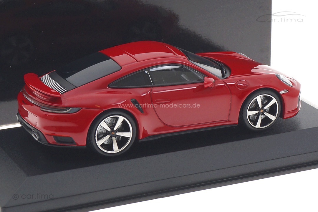 Porsche 911 (992) Turbo S Karminrot Minichamps 1:43 410069475 Porsche 911 (992) Turbo S Karminrot Minichamps 1:43 410069475
