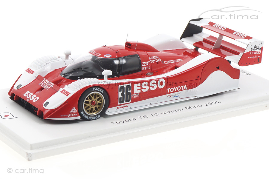 Toyota TS010 Winner 500 km In Mine 1992 Lammers/Lees Spark 1:43 SJ068 Toyota TS010 Winner 500 km In Mine 1992 Lammers/Lees Spark 1:43 SJ068