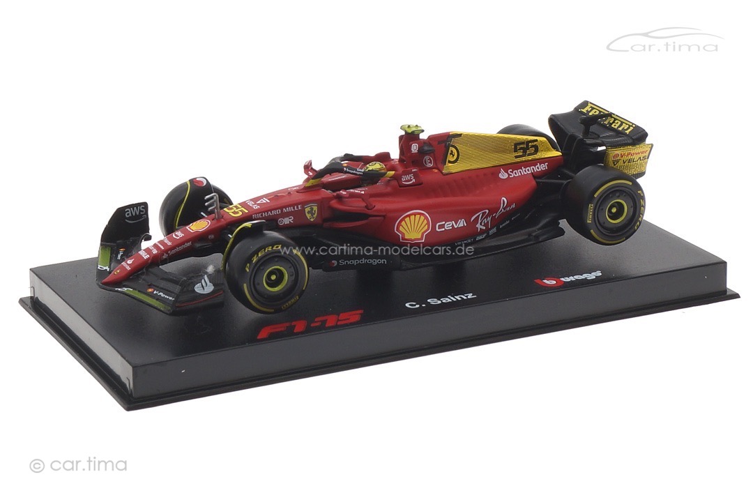 Ferrari F1-75 GP Monza 2022 Carlos Sainz Bburago 1:43 18-36831SA Ferrari F1-75 GP Monza 2022 Carlos Sainz Bburago 1:43 18-36831SA