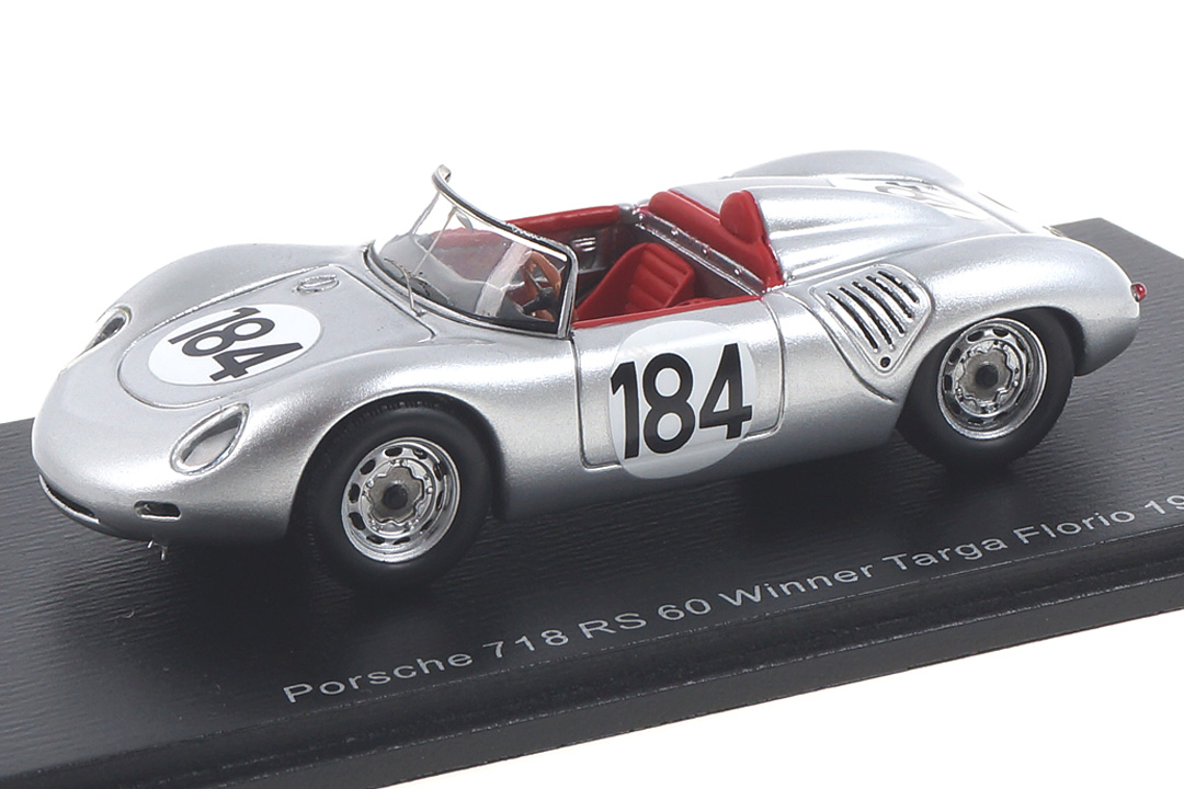 Porsche 718 RS 60 Winner Targa Florio 1960 Bonnier/Herrmann Spark 1:43 43TF60