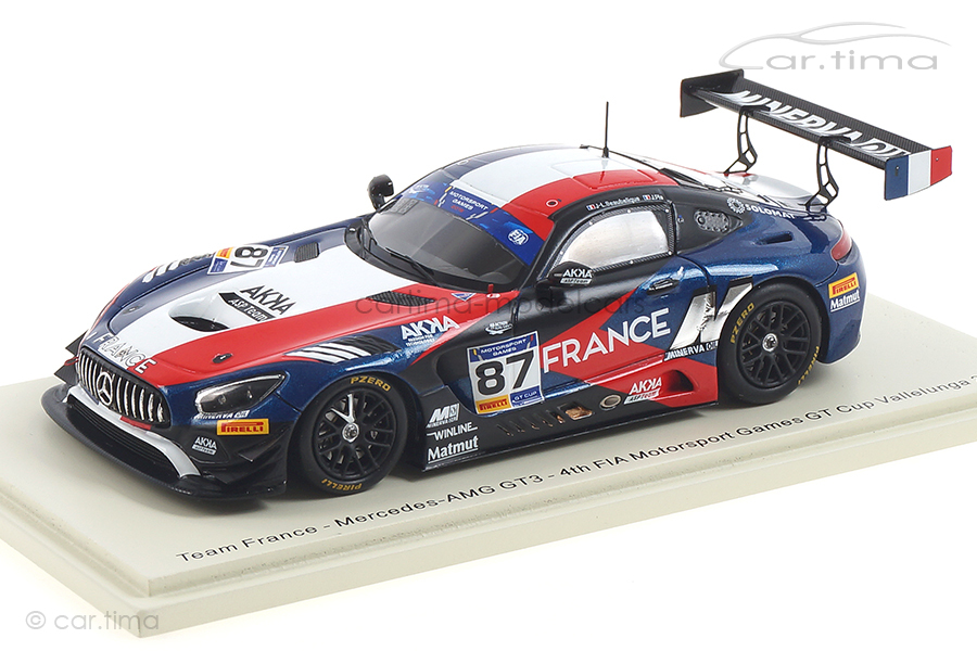 Mercedes-AMG GT3 Vallelunga 2019 Beaubelique/Pla Spark 1:43 S6311 Mercedes-AMG GT3 Vallelunga 2019 Beaubelique/Pla Spark 1:43 S6311
