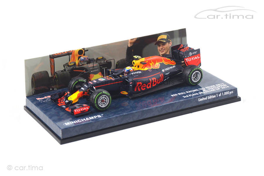 Red Bull RB12 Brazilian GP 2016 Verstappen Minichamps 1:43 417161233