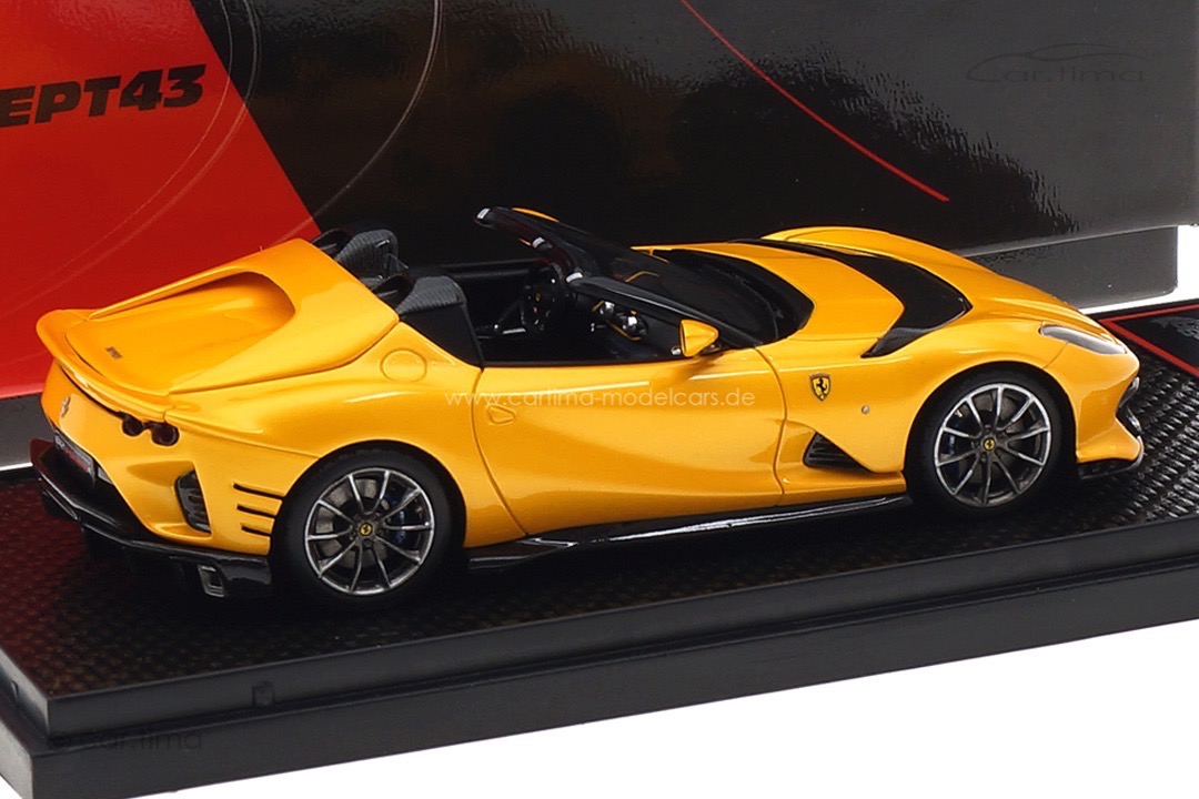 Ferrari 812 Competizione A Spider Giallo Tristrato BBR 1:43 BBRC263A Ferrari 812 Competizione A Spider Giallo Tristrato BBR 1:43 BBRC263A