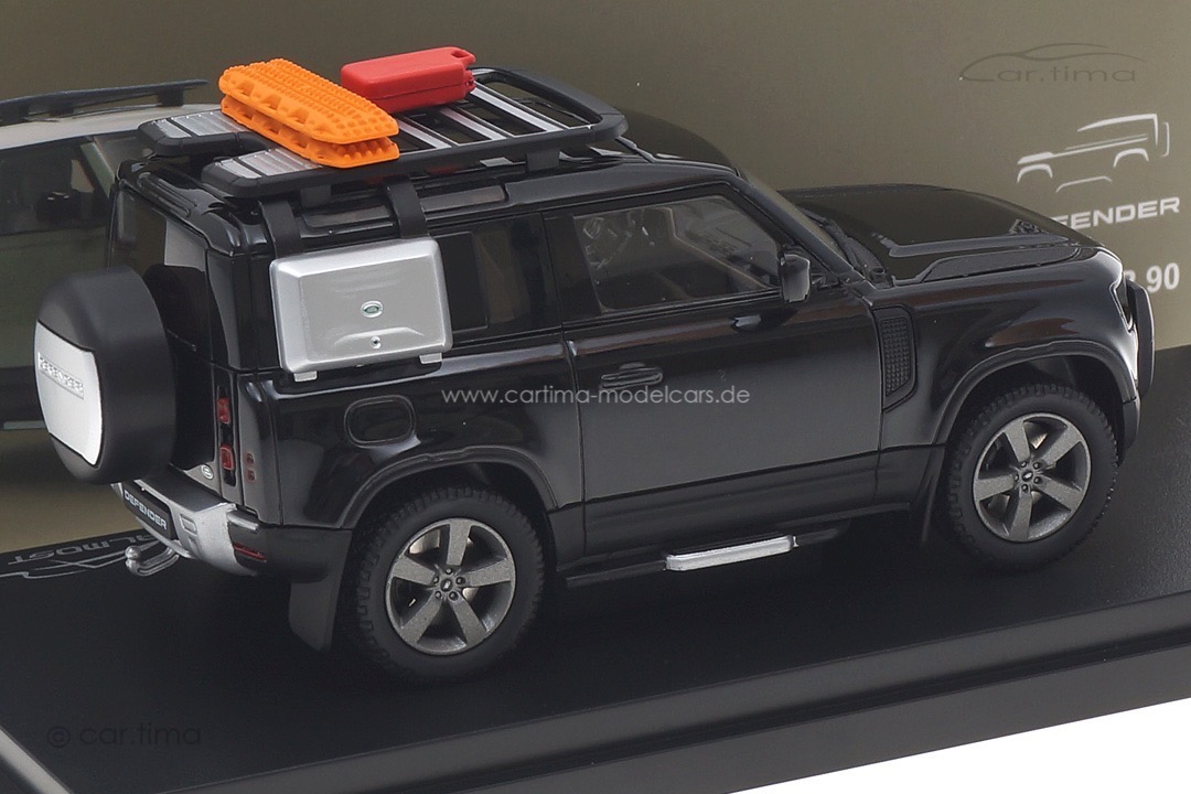 Land Rover Defender 90 2020 Santorini Black Almost Real 1:43 410708 Land Rover Defender 90 2020 Santorini Black Almost Real 1:43 410708