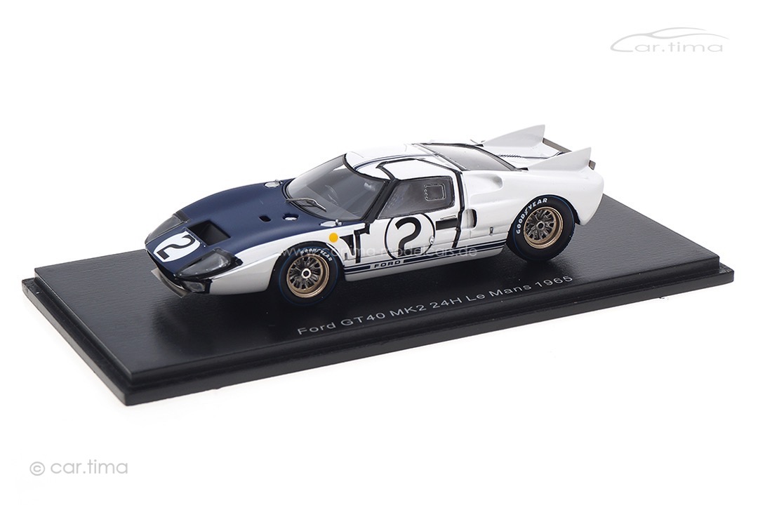 Ford GT40 MKII 24h Le Mans 1965 Amon/Hill Spark 1:43 S4533 Ford GT40 MKII 24h Le Mans 1965 Amon/Hill Spark 1:43 S4533