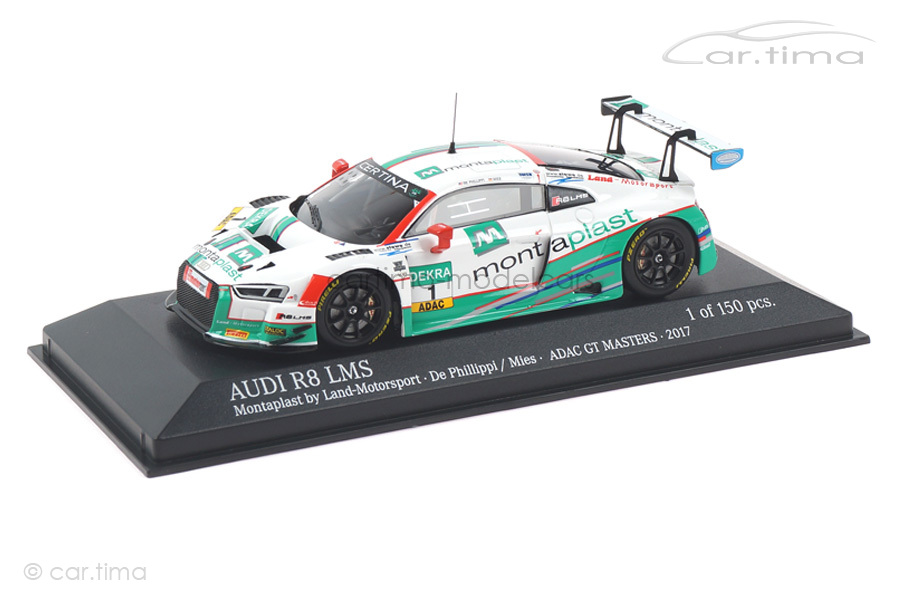 Audi R8 LMS ADAC GT Masters 2017 De Phillippi/Mies Minichamps 1:43 437171701