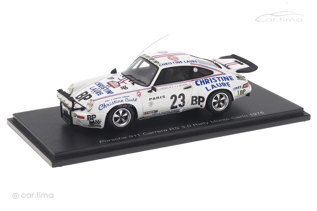 Porsche 911 Carrera RS 3.0 Rallye Monte Carlo 1976 Fréquelin/Delaval Spark 1:43 S6633 Porsche 911 Carrera RS 3.0 Rallye Monte Carlo 1976 Fréquelin/Delaval Spark 1:43 S6633