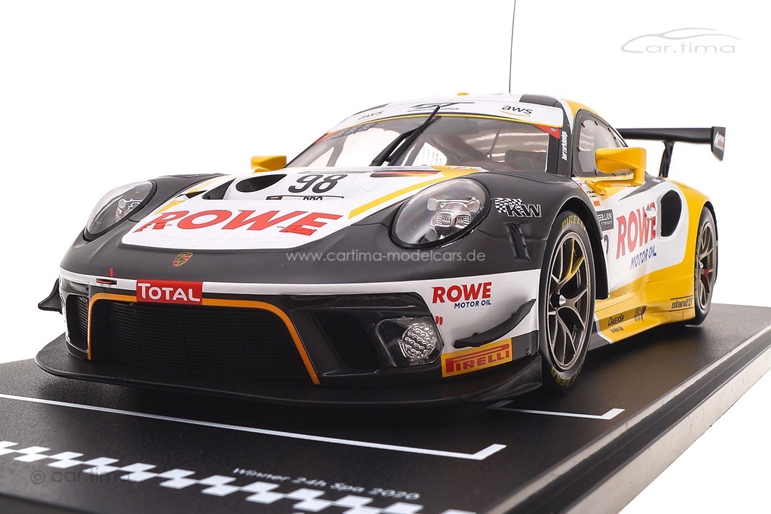 Porsche 911 GT3 R Winner 24h Spa 2020 Bamber/Tandy/Vanthoor IXO 1:18 LEGT18053