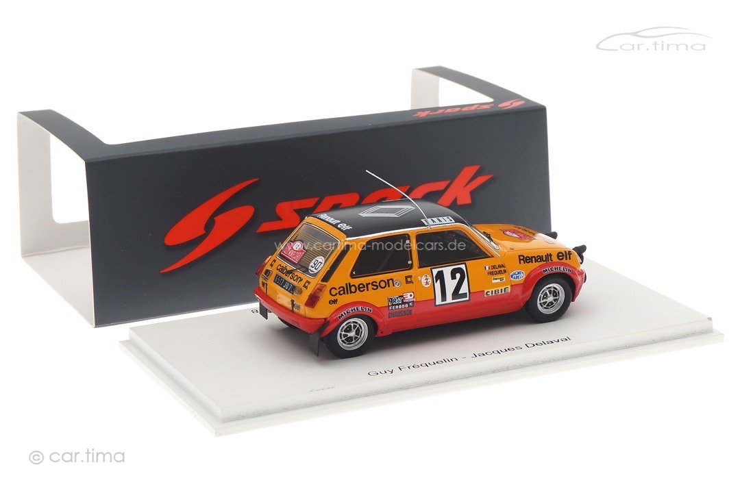 Renault 5 Alpine Gr2 Rallye Monte Carlo 1978 Fréquelin/Delaval Spark 1:43 S6035 Renault 5 Alpine Gr2 Rallye Monte Carlo 1978 Fréquelin/Delaval Spark 1:43 S6035