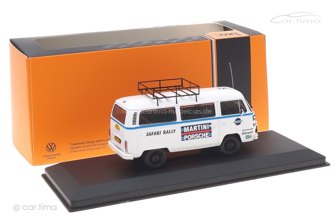 Volkswagen T2 Service Team Assistance Safari Rallye 1978 Porsche Martini Racing IXO 1:43 RAC386X Volkswagen T2 Service Team Assistance Safari Rallye 1978 Porsche Martini Racing IXO 1:43 RAC386X