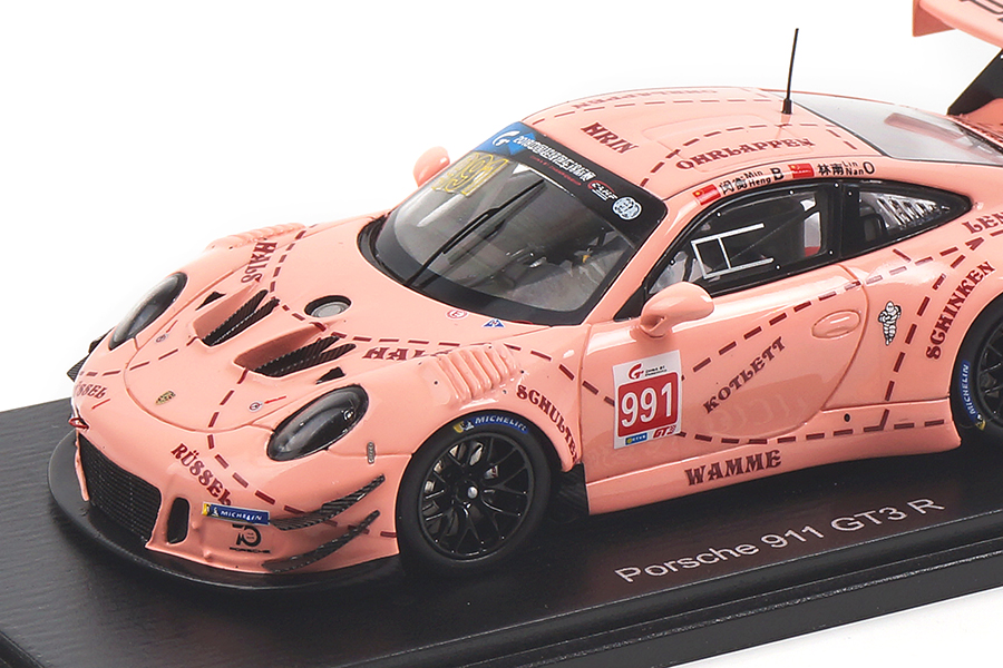 Porsche 911 (991) GT3 R China GT Championship Shanghai 2018 Spark 1:43 SA176