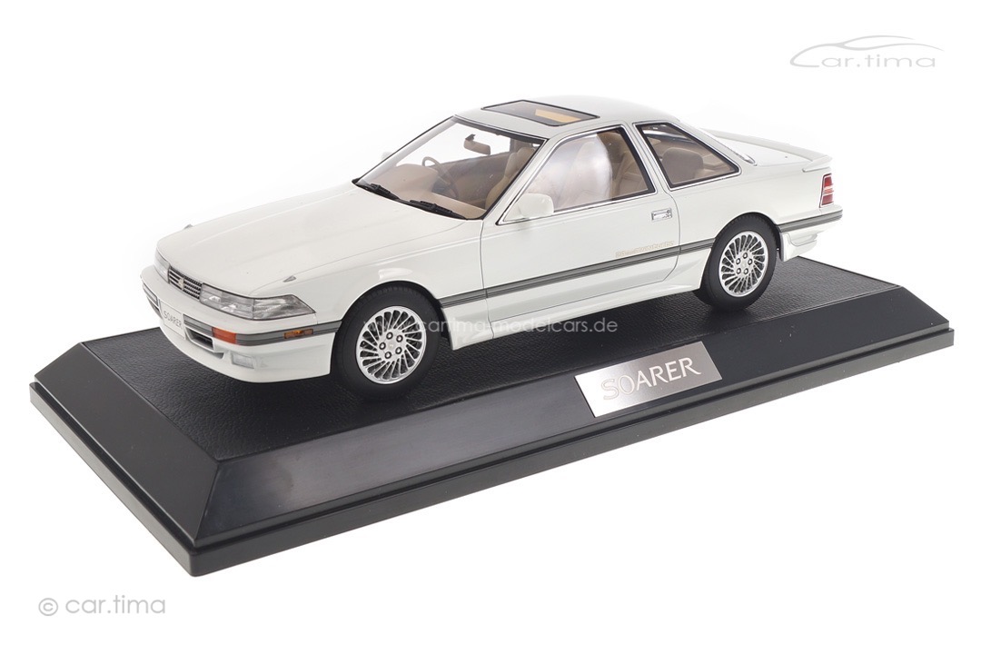 Toyota Soarer 2.0 GT-Twin Turbo L 1990 (GZ20) Super white Hobby Japan 1:18 HJ1801EW