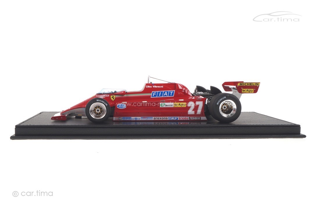 Ferrari 126 CK GP 1981 Gilles Villeneuve GP Replicas 1:18 GP16A Ferrari 126 CK GP 1981 Gilles Villeneuve GP Replicas 1:18 GP16A