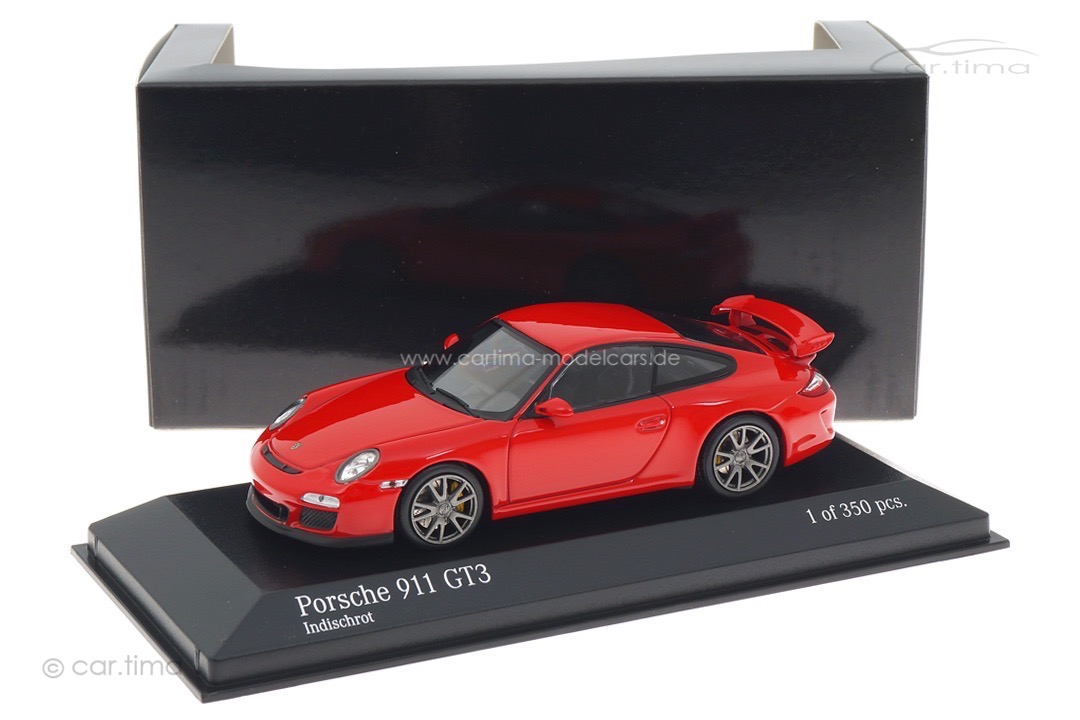 Porsche 911 (997) GT3 Indischrot Minichamps 1:43 400068026