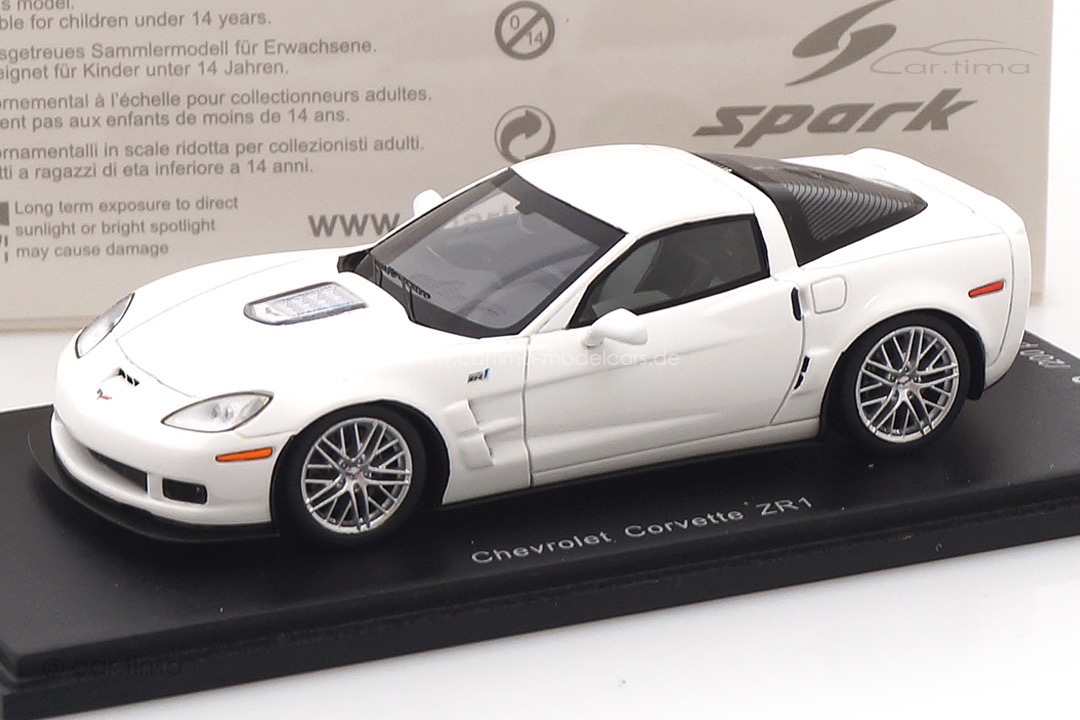 Chevrolet Corvette ZR1 weiß Spark 1:43 PD04312006