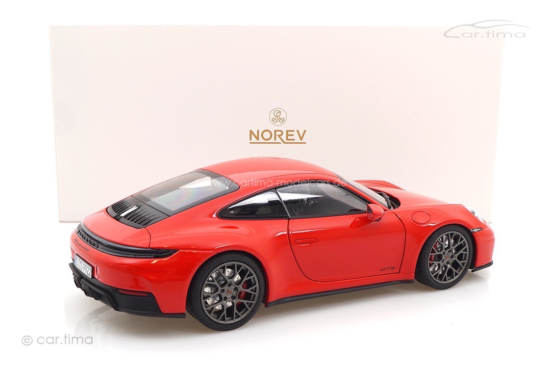 Porsche 911 (992.2) Carrera 4 GTS Indischrot Norev 1:18 187171