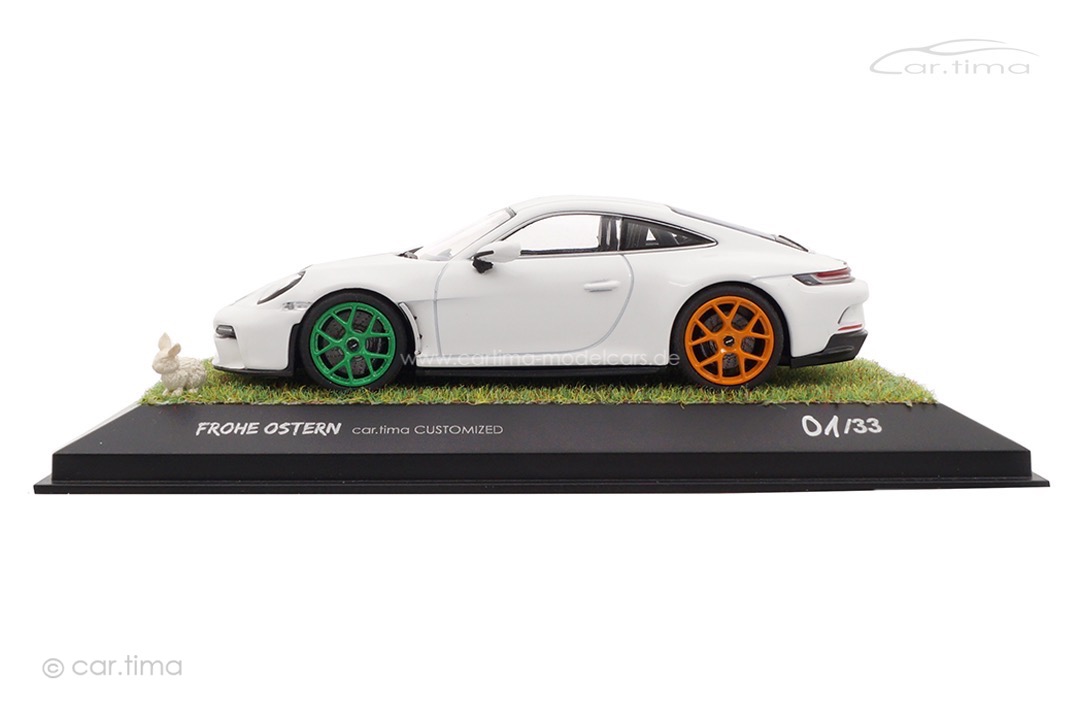 Porsche 911 (992) S/T Happy Easter 2026 Minichamps car.tima CUSTOMIZED 1:43 CAC04326003