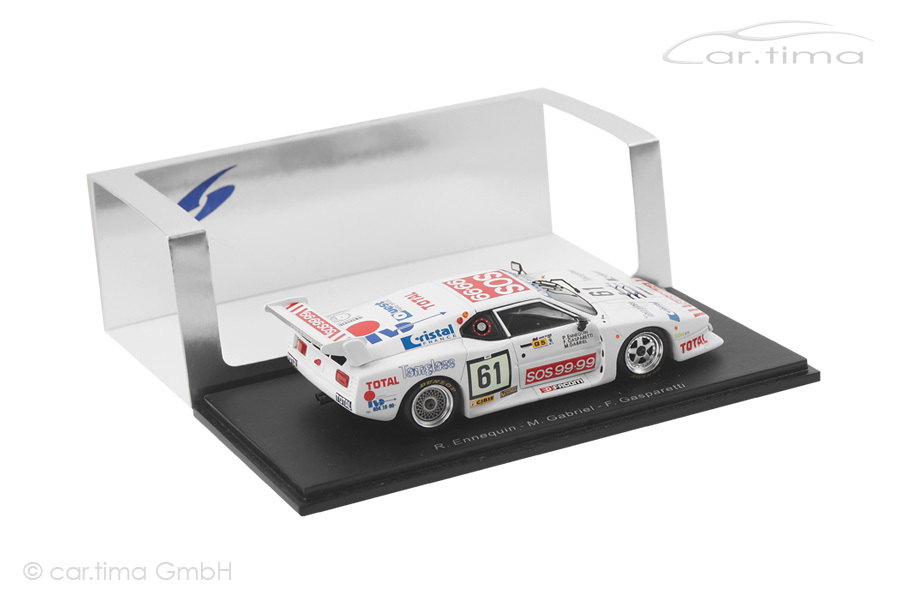 BMW M1 24h Le Mans 1982 Ennequin/Gabriel/Gasparetti Spark 1:43 S1585