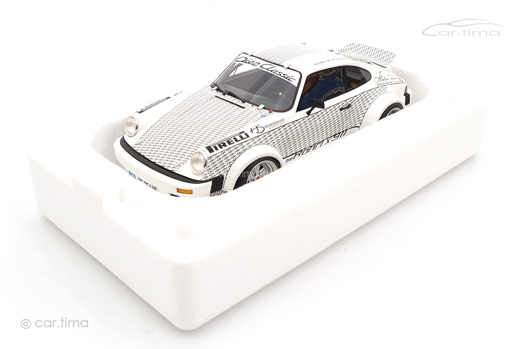 Porsche 911 Röhrlx911 mit Walter Röhrl Figur Schuco 1:18 450024900