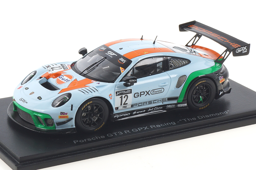 Porsche 911 GT3 R GPX Racing "The Diamond" Spark 1:43 SP322 Porsche 911 GT3 R GPX Racing "The Diamond" Spark 1:43 SP322