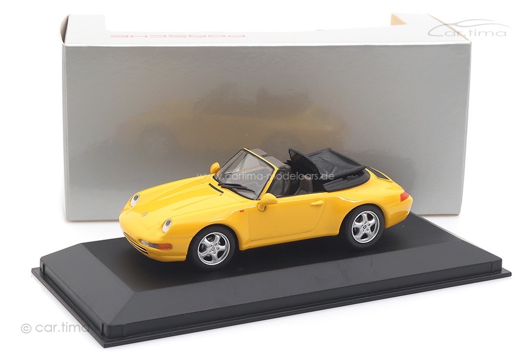 Porsche 911 (993) Carrera Cabriolet Speedgelb Minichamps 1:43 WAP020008