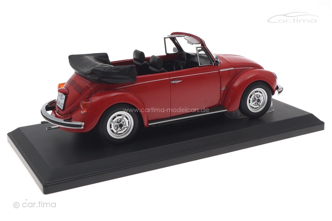VW Volkswagen Käfer 1303 Cabriolet 1973 rot Norev 1:18 188529