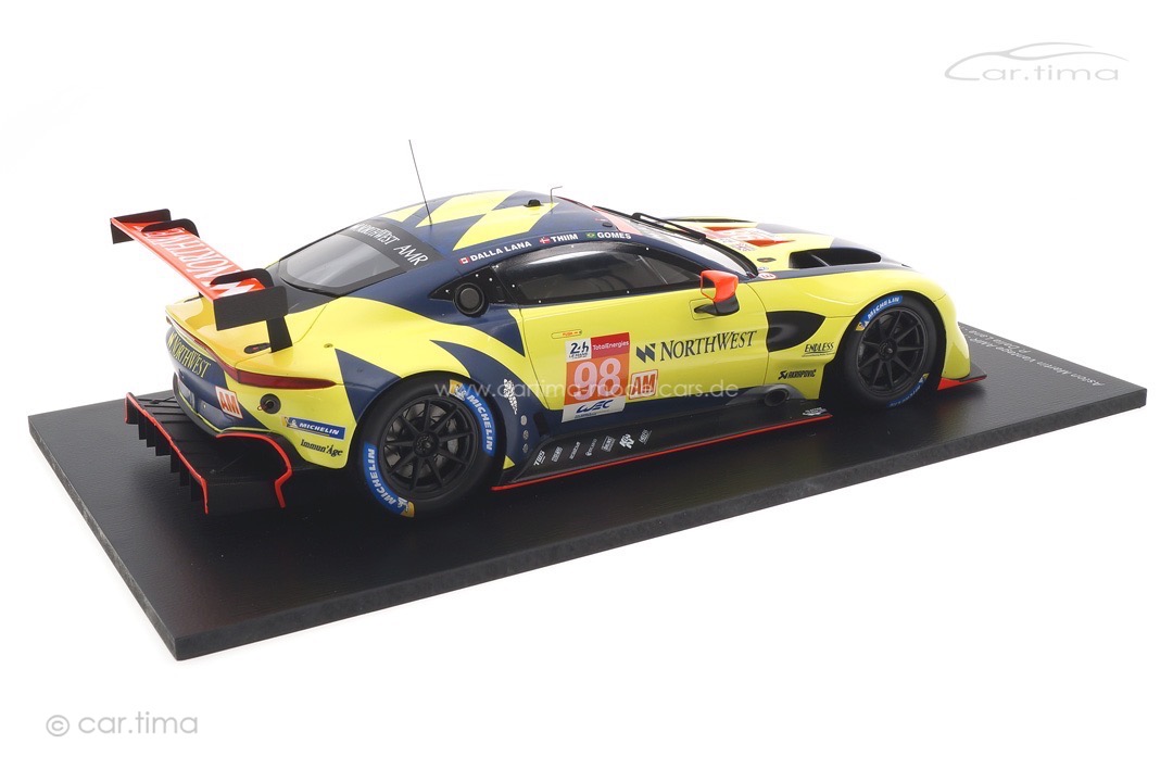 Aston Martin Vantage AMR 24h Le Mans 2021 Dalla Lana/Thiim/Gomes Spark 1:18 18S706 Aston Martin Vantage AMR 24h Le Mans 2021 Dalla Lana/Thiim/Gomes Spark 1:18 18S706