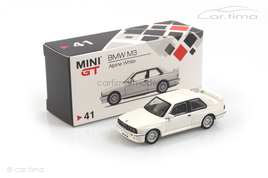 BMW M3 E30 (LHD) Alpinweiß MINI GT 1:64 MGT00041-L BMW M3 E30 (LHD) Alpinweiß MINI GT 1:64 MGT00041-L