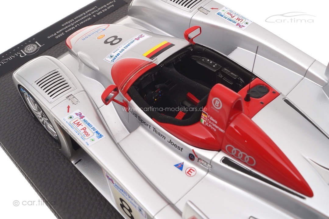 Audi R8 Winner 24h Le Mans 2000 Biela/Kristensen/Pirro Top Marques 1:18 TOP106A Audi R8 Winner 24h Le Mans 2000 Biela/Kristensen/Pirro Top Marques 1:18 TOP106A