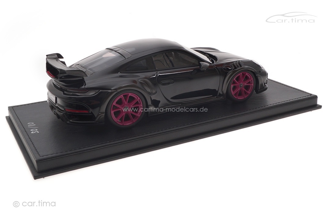 TECHART GTstreet R Basis 992 Schwarz/Rad Sternrubin car.tima CUSTOMIZED 1:18 CAC01823010 TECHART GTstreet R Basis 992 Schwarz/Rad Sternrubin car.tima CUSTOMIZED 1:18 CAC01823010