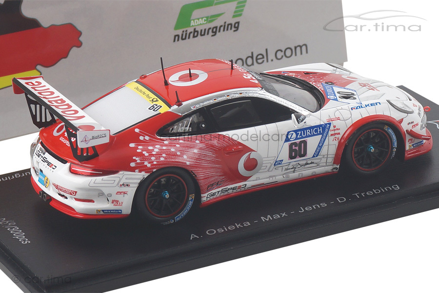 Porsche 911 (991) GT3 Cup 24h Nürburgring 2017 Jens/Trebing/Osieka Spark 1:43 SG329 Porsche 911 (991) GT3 Cup 24h Nürburgring 2017 Jens/Trebing/Osieka Spark 1:43 SG329