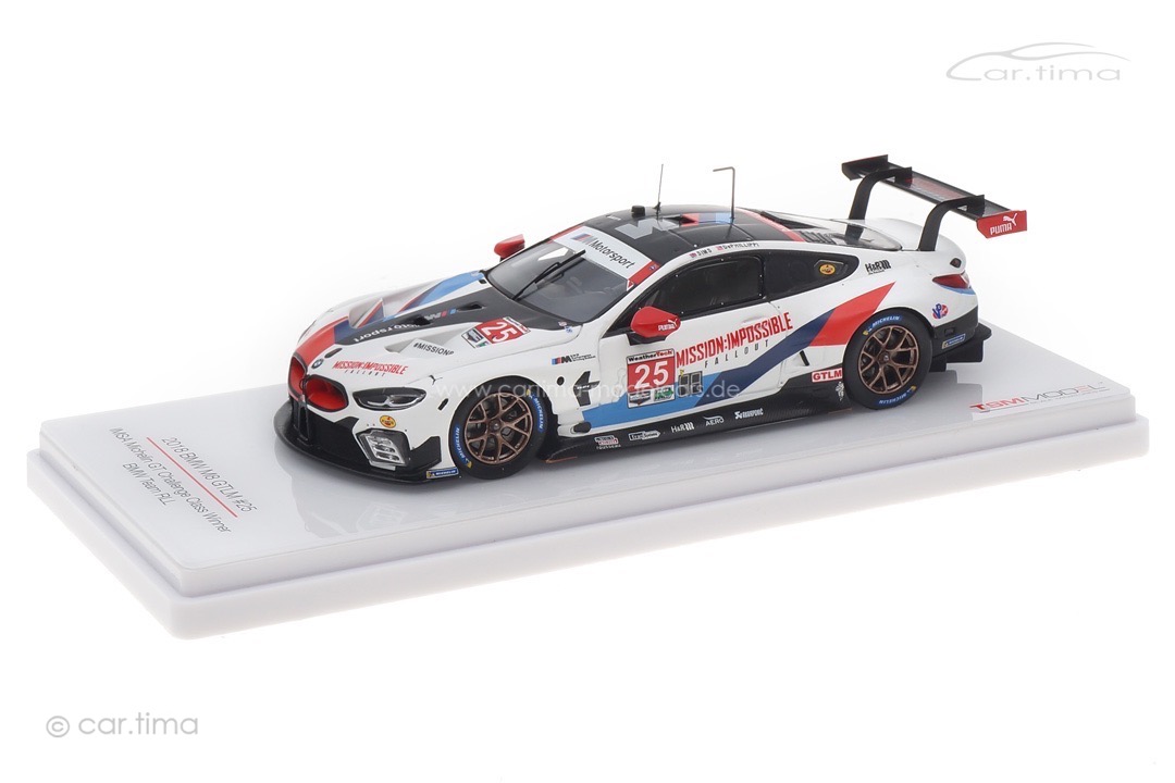 BMW M8 GTLM IMSA 2018 De Phillipi/Sims Mission Impossible livery TSM 1:43 TSM430442 BMW M8 GTLM IMSA 2018 De Phillipi/Sims Mission Impossible livery TSM 1:43 TSM430442
