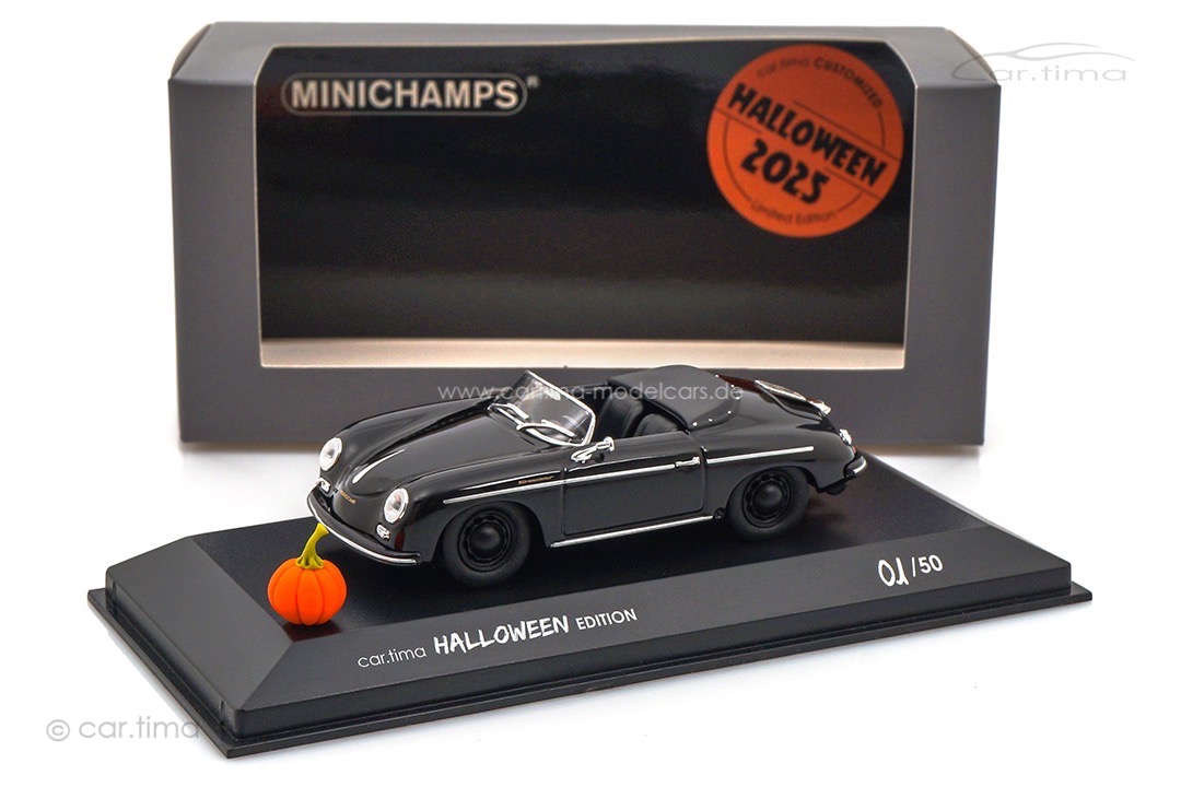 Porsche 356 Speedster Halloween Edition Minichamps car.tima CUSTOMIZED 1:43 CAC04325006