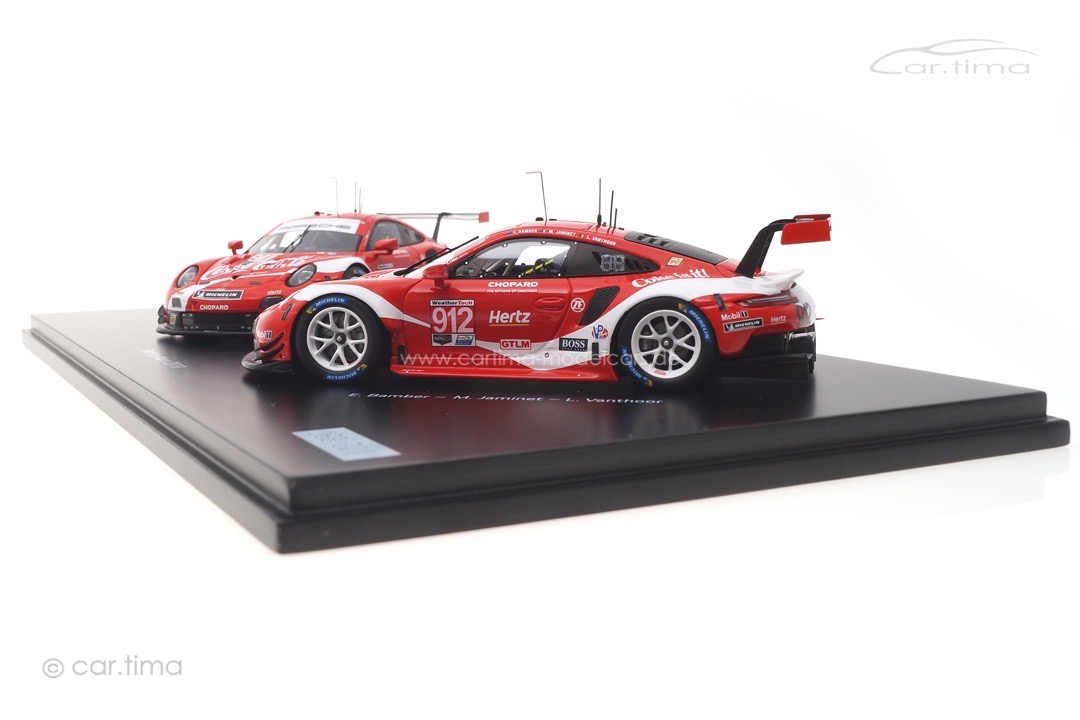 Set Porsche 911 RSR Coca-Cola Petit Le Mans 2019 Spark 1:43 WAP0209100NSET Set Porsche 911 RSR Coca-Cola Petit Le Mans 2019 Spark 1:43 WAP0209100NSET