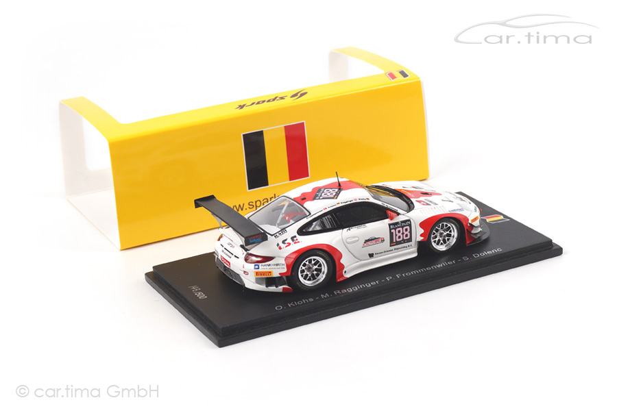 Porsche 911 (997 II) GT3 R24h Spa 2014 Klohs/Ragginger/Dolenc Spark 1:43 SB081 Porsche 911 (997 II) GT3 R24h Spa 2014 Klohs/Ragginger/Dolenc Spark 1:43 SB081