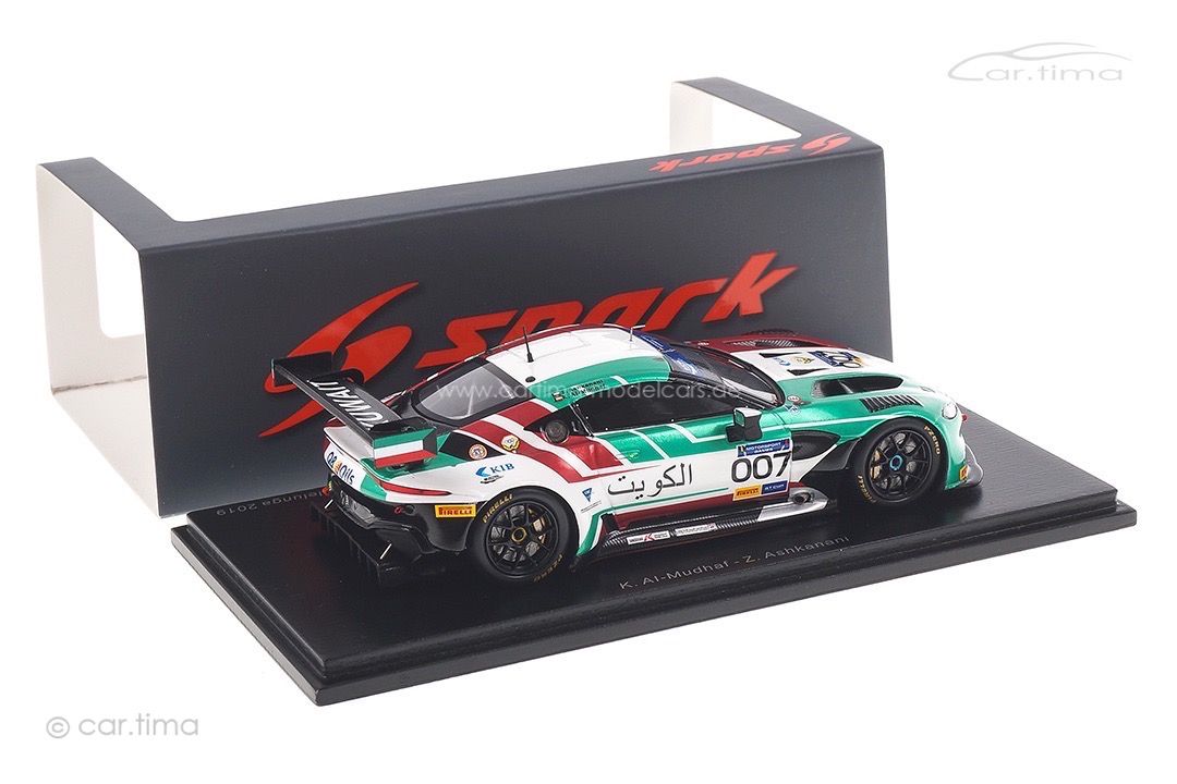 Aston Martin Vantage GT3 Vallelunga 2019 Al Mudhaf/Ashkanani Spark 1:43 S6318 Aston Martin Vantage GT3 Vallelunga 2019 Al Mudhaf/Ashkanani Spark 1:43 S6318