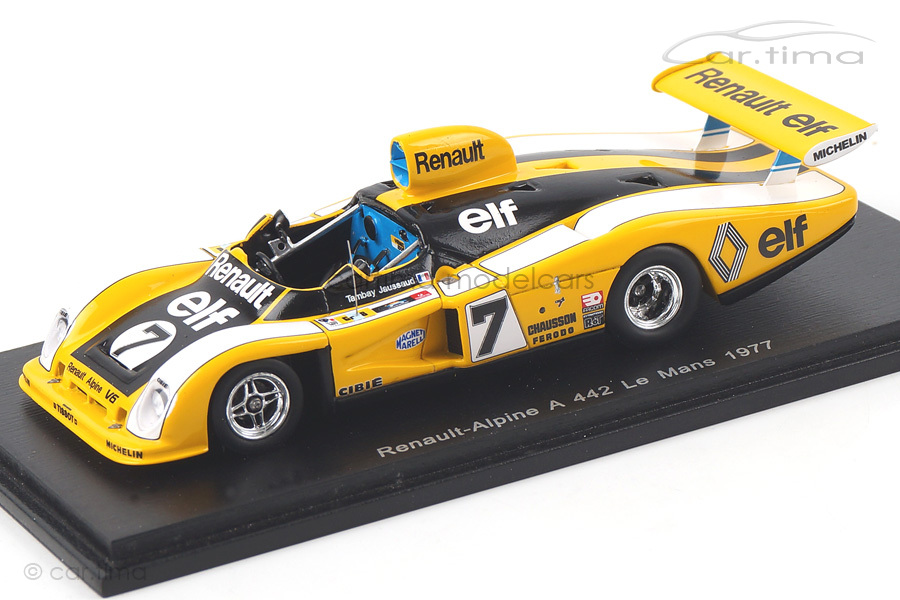 Renault-Alpine A 442 24h Le Mans 1977 Jaussaud/Tambay Spark 1:43 S1553