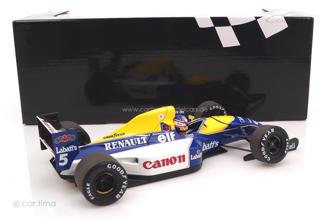 Williams Renault FW14B Nigel Mansell World Champion 1992 Minichamps 1:18 110920005 Williams Renault FW14B Nigel Mansell World Champion 1992 Minichamps 1:18 110920005