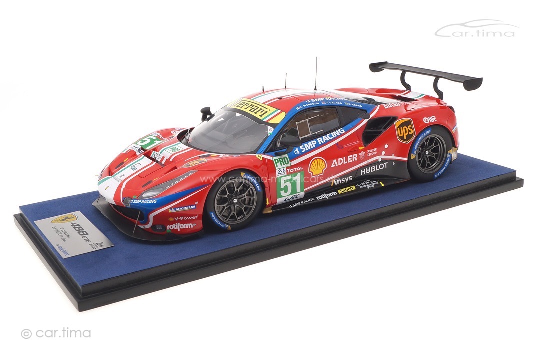 Ferrari 488 GTE Evo 24h Le Mans 2020 Calado/Pier Guidi/Serra LookSmart 1:18 LS18LM023 Ferrari 488 GTE Evo 24h Le Mans 2020 Calado/Pier Guidi/Serra LookSmart 1:18 LS18LM023