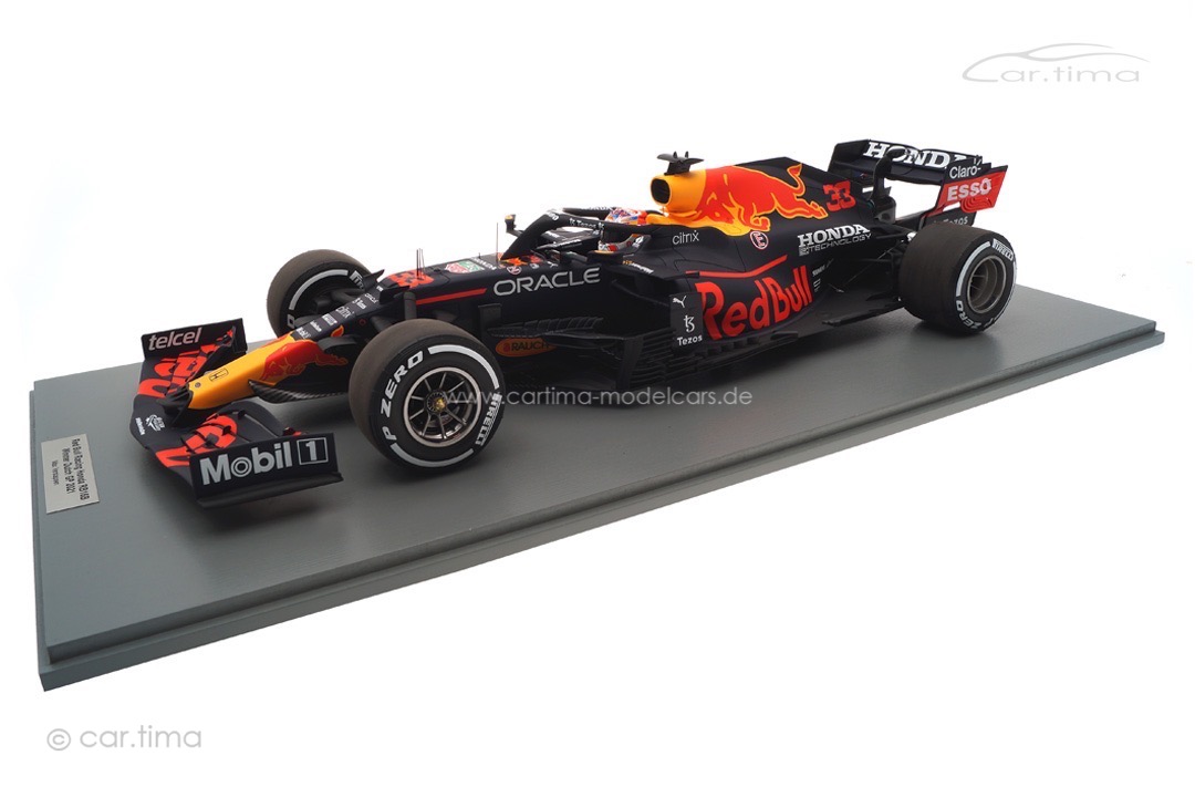 Red Bull Racing RB16B Winner GP Niederlande 2021 Max Verstappen inkl. Vitrine Spark 1:12 12S029 Red Bull Racing RB16B Winner GP Niederlande 2021 Max Verstappen inkl. Vitrine Spark 1:12 12S029