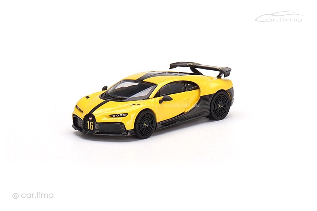 Bugatti Chiron Pur Sport gelb MINI GT 1:64 MGT00428-L