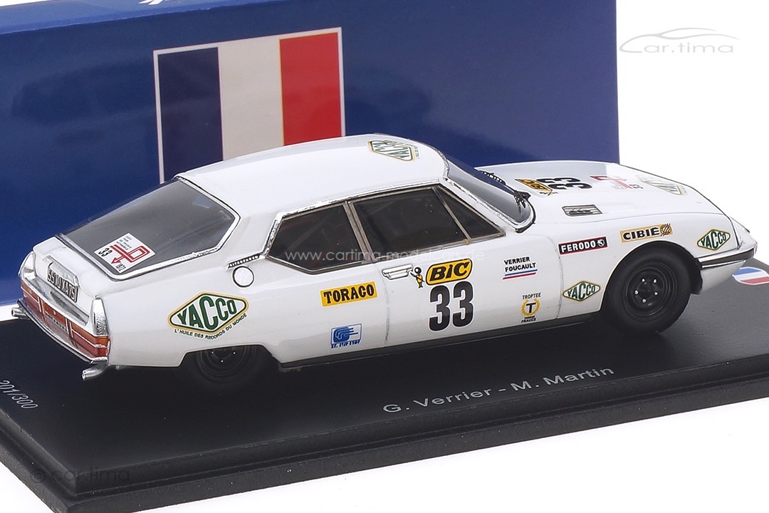 Citroen SM Tour de France 1972 Martin/Verrier Spark 1:43 SF198 Citroen SM Tour de France 1972 Martin/Verrier Spark 1:43 SF198